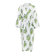 Cotton Reversible Kimono Long Mogul - Blue