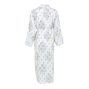 Cotton Reversible Kimono Long Mogul - Blue