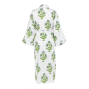 Cotton Reversible Kimono Long Mogul - Blue