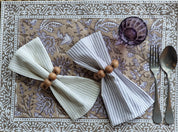 Wooden Napkin Ring - Beads Design (Pack of 4)