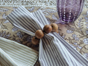 Wooden Napkin Ring - Beads Design (Pack of 4)