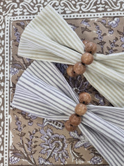 Wooden Napkin Ring - Beads Design (Pack of 4)