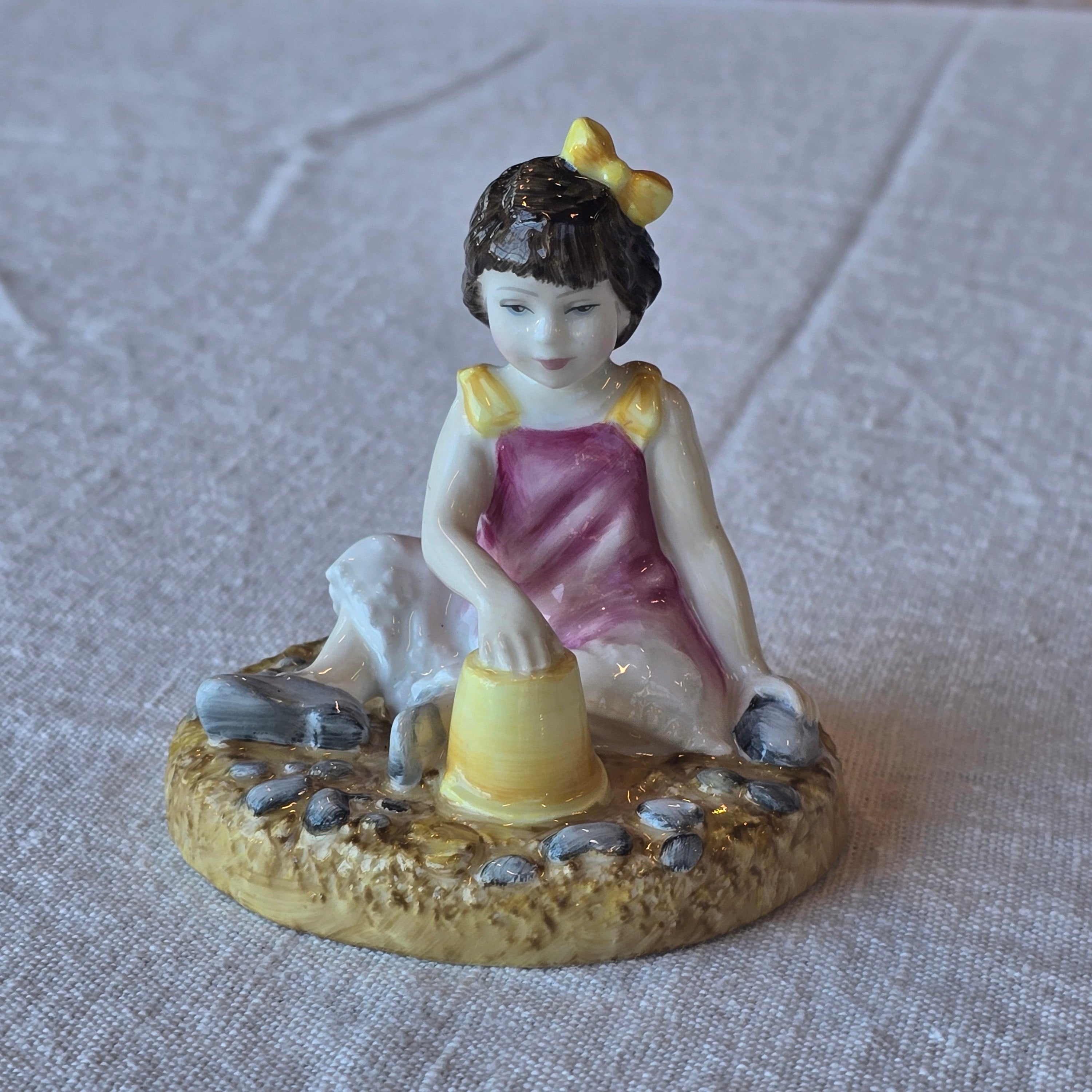 Vintage Royal Doulton Figurine - On the Beach HN3877