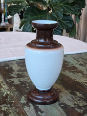 Antique Victorian Handmade Bristol Glass Vase