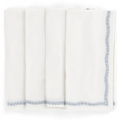Cotton Napkin with Embroidered Border