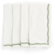 Cotton Napkin with Embroidered Border