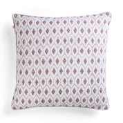 Cotton Cushion Cover Cross Design - Lilac
