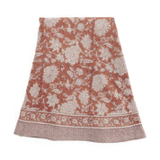 Linen Tablecloth Indian Rose - Terracotta