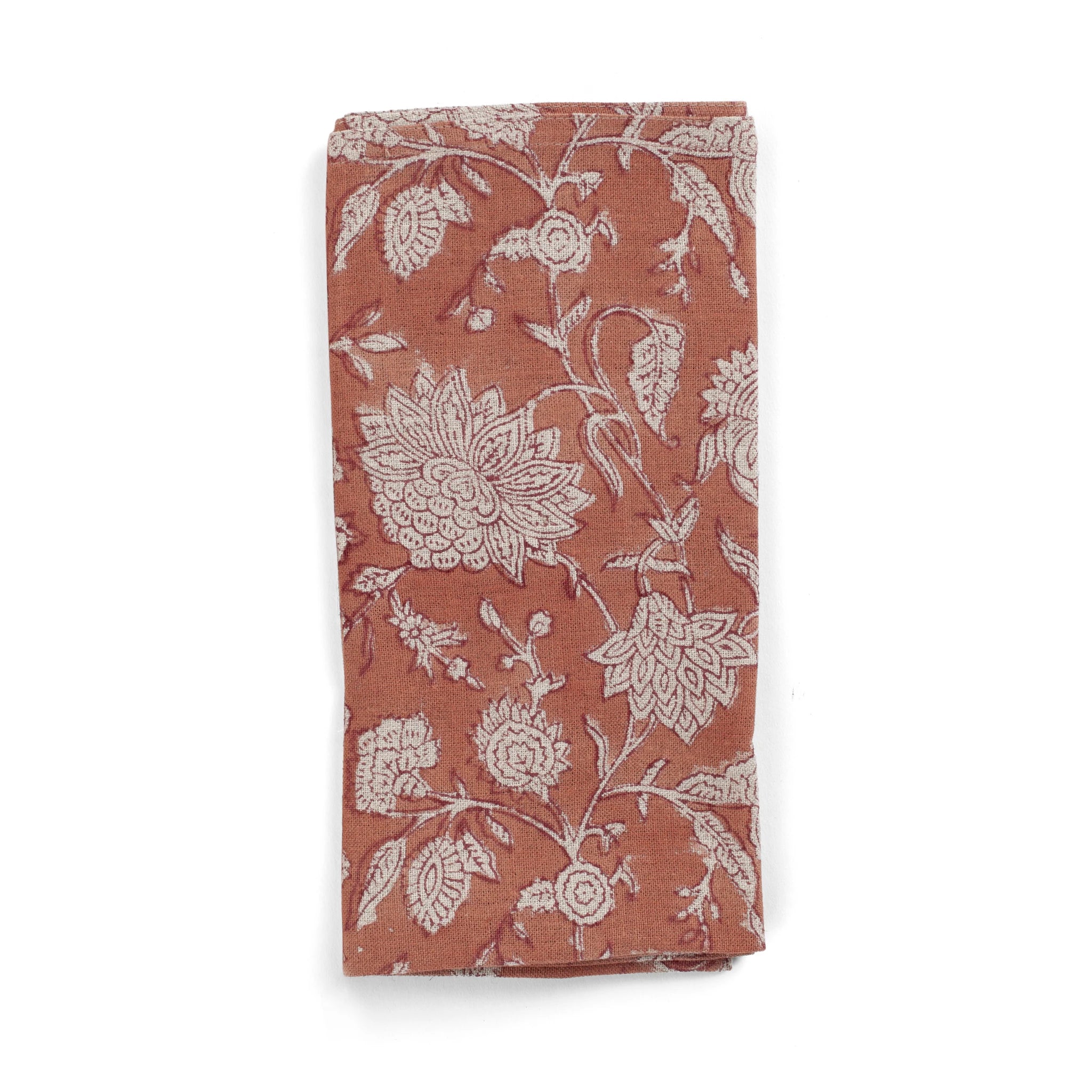 Linen Napkin Indian Rose - Denim Blue