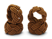 Napkin Ring Corded Design - Mixed Colour Set of 4