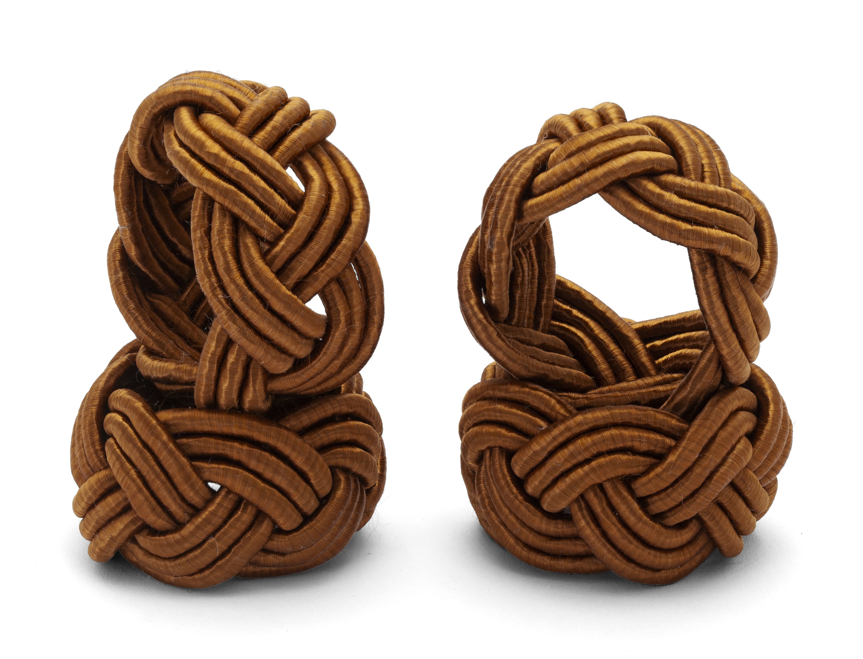 Napkin Ring Corded Design - Mixed Colour Set of 4