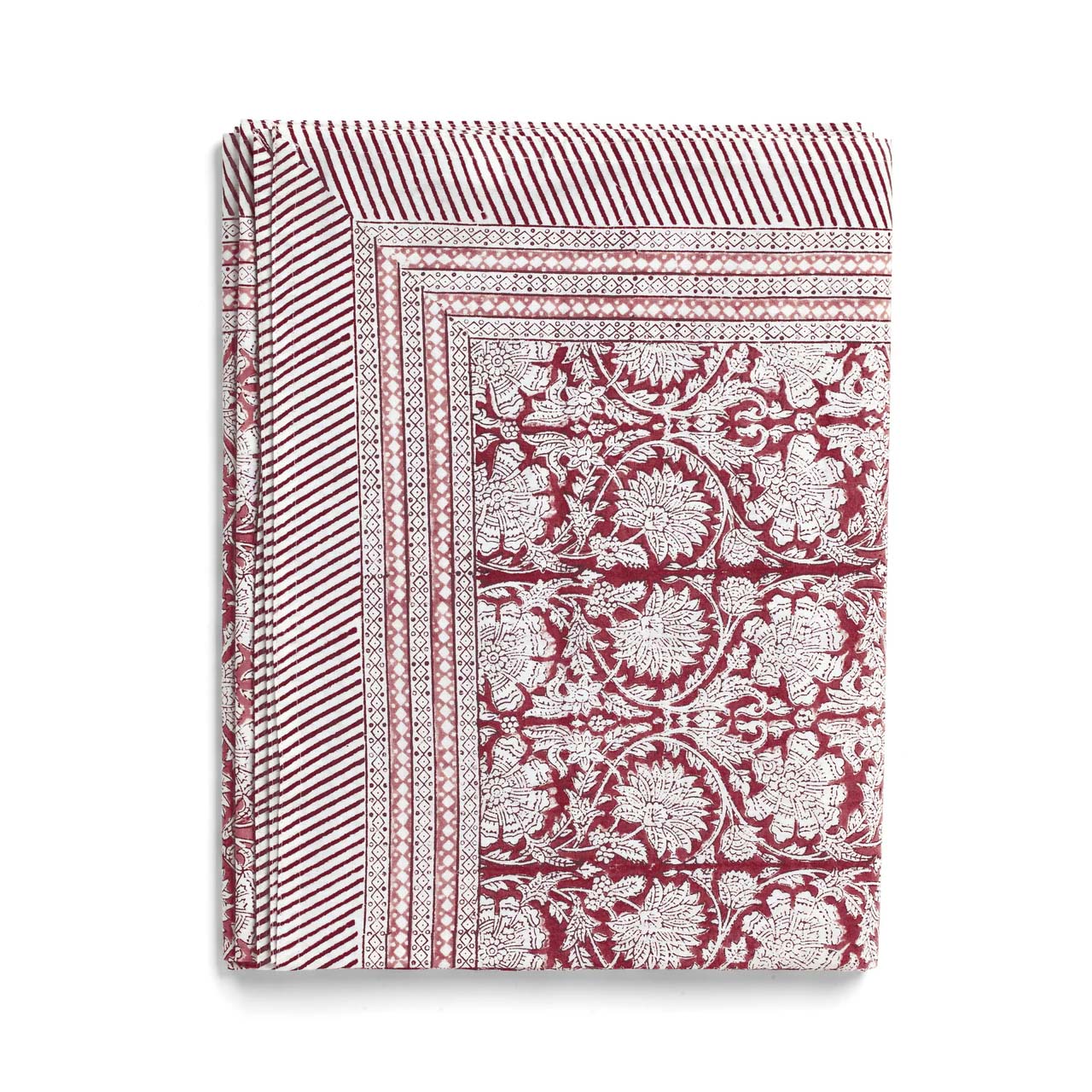 Cotton Tablecloth Paradise Design - Red