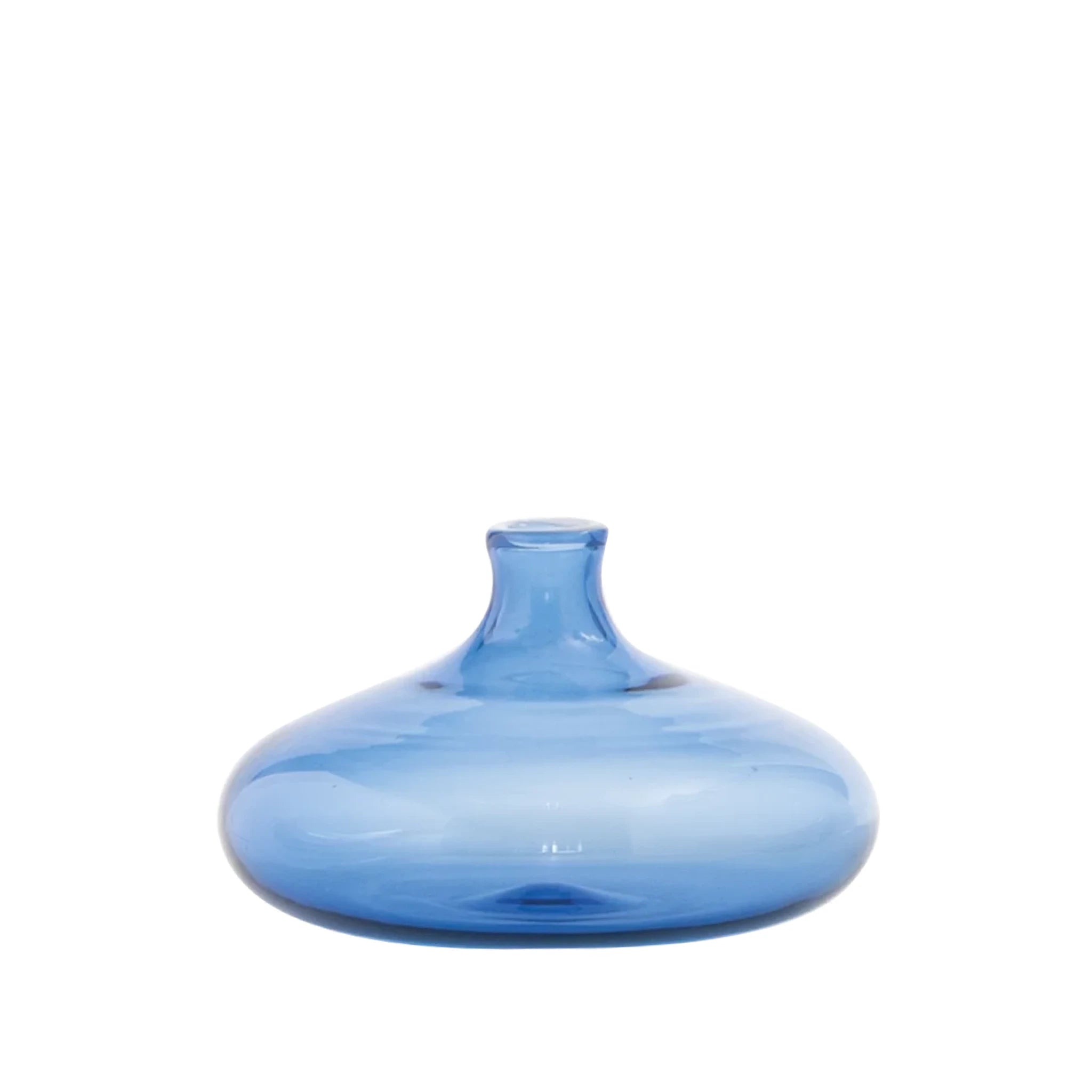 UN FIORE Handmade Glass Vase - Low Round