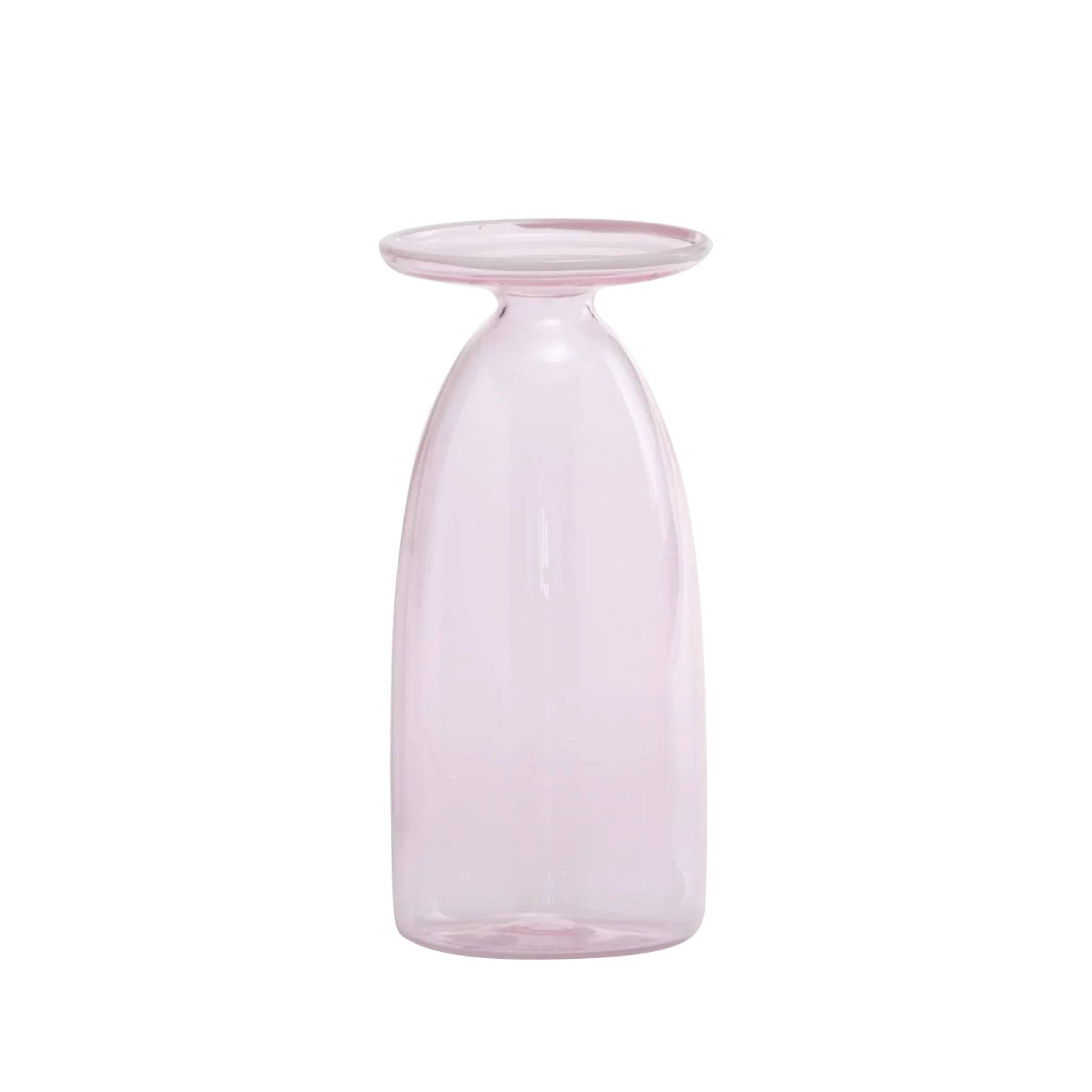 UN FIORE Handmade Glass Vase - Medium Flat Top