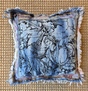 Jeans Decor Cushion Cover -  Horsemen in Black