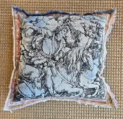 Jeans Decor Cushion Cover -  Horsemen in Black