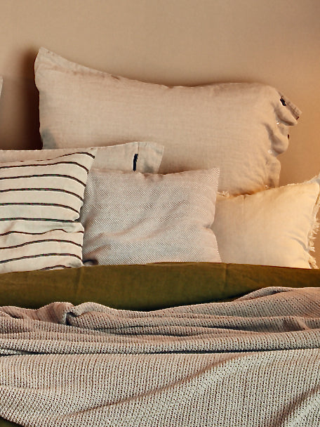 Cotton Wave Cushion Cover