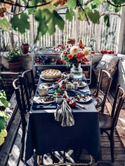 Misty Linen Table Runner