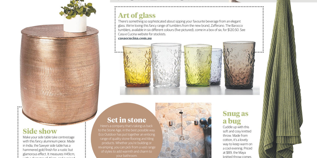 Our Barocco glasses in Home Front (March 11)