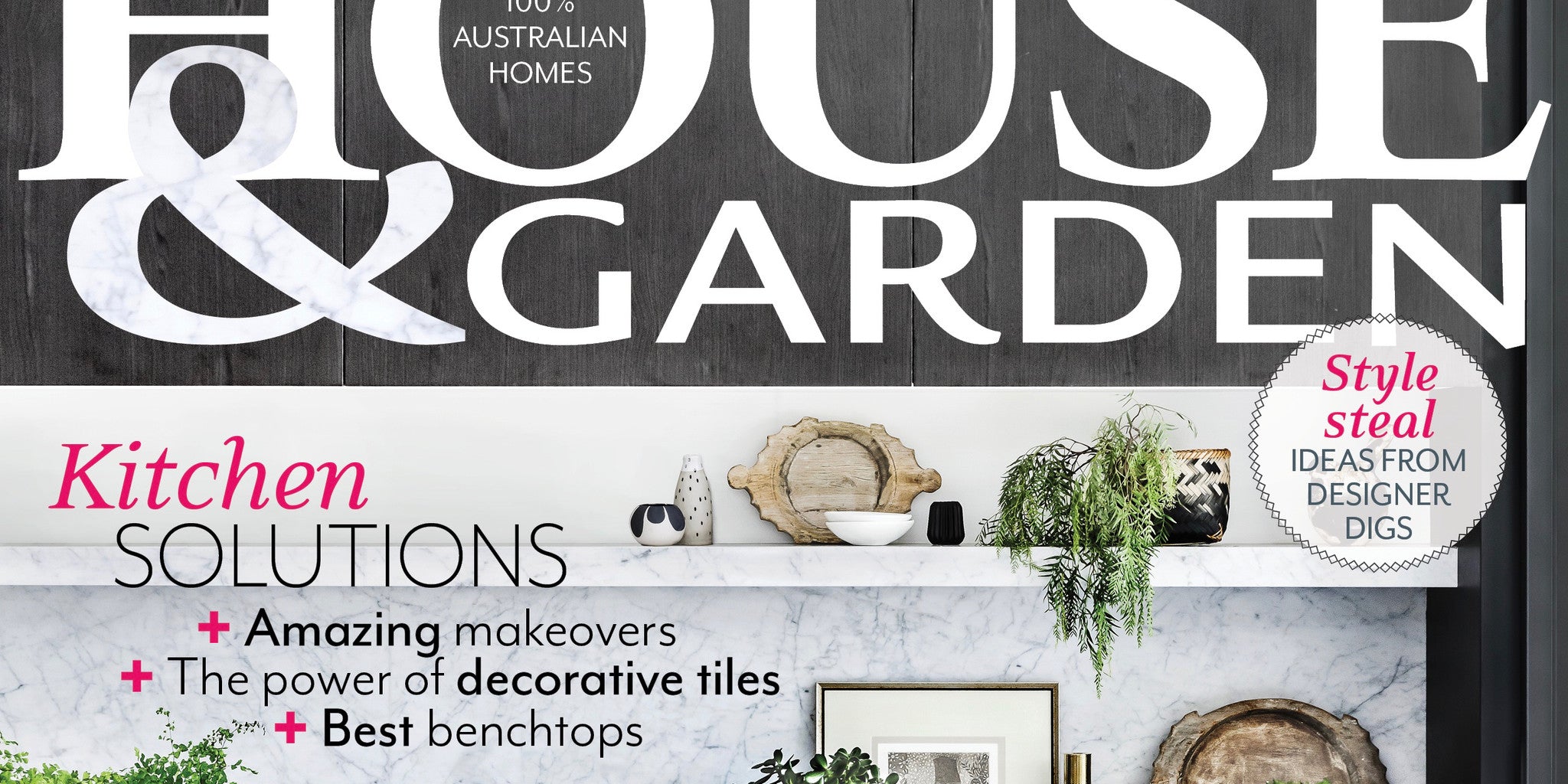 Just been profiled in the Australian House & Garden - March issue