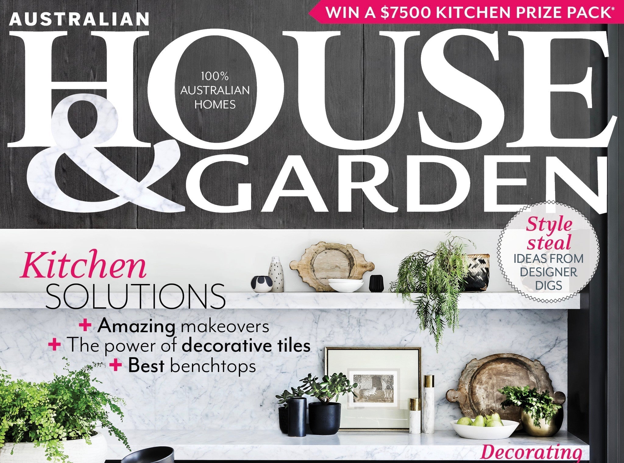 Casa e Cucina Featured in Australian House & Garden Magazine