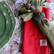 Lovely Linen Napkin - Real Red