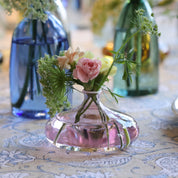 UN FIORE Handmade Glass Vase - Low Round