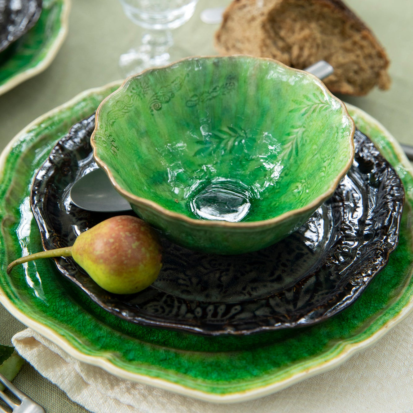 Dinner Plate - Seaweed
