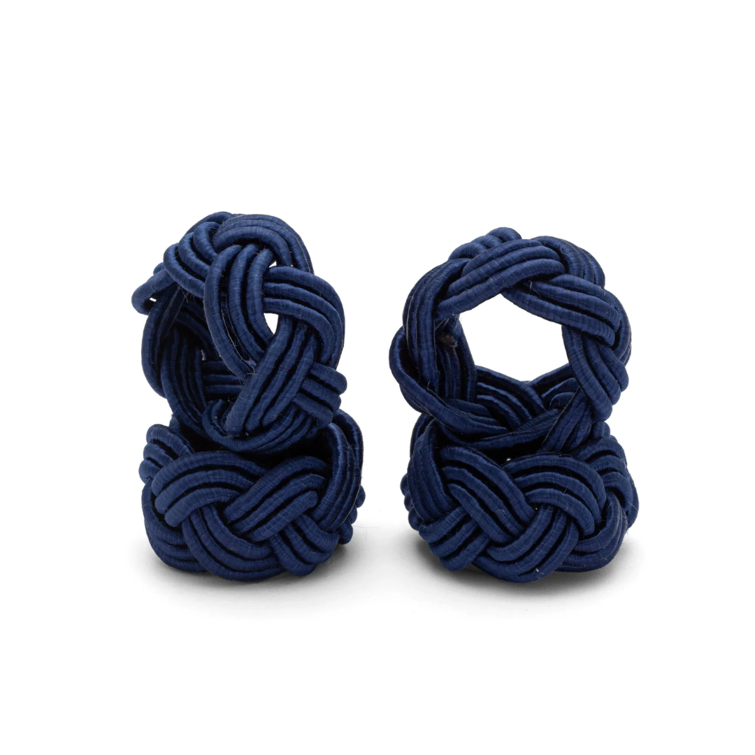 Napkin Ring Corded Design - Set of 4