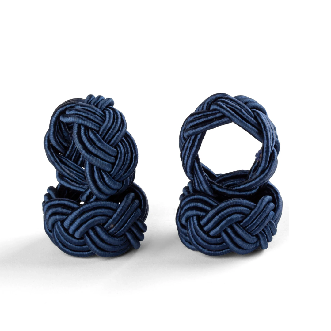 Napkin Ring Corded Design - Set of 4