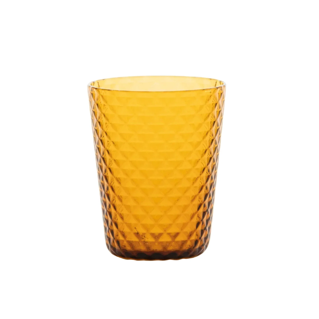 ISOLANO Handmade Coloured Tumbler Set of 6