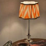 Silk Ikat lampshade- Tumeric