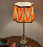 Silk Ikat lampshade- Tumeric