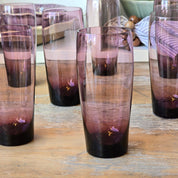 Vintage Handmade Highball Tumblers - Set 7