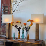Pair of Vintage Cigar Box Table Lamps