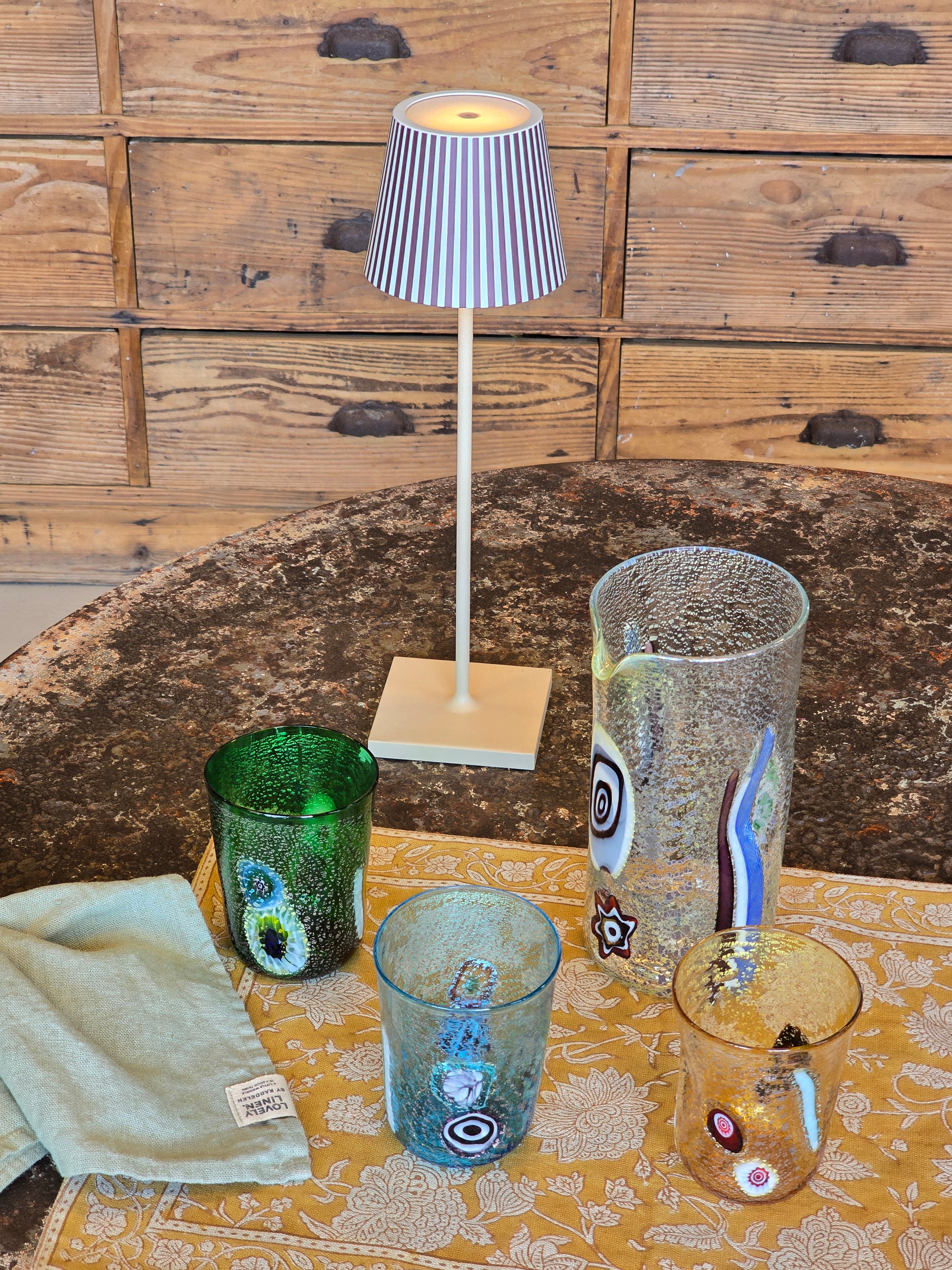 GOTI DI MURANO Tumbler - Mouth Blown on Murano Italy