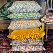 Linen Cushion Cover Jodhpur - Green