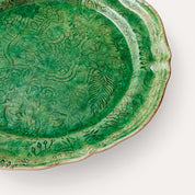 Dinner Plate Patterned - Seaweed