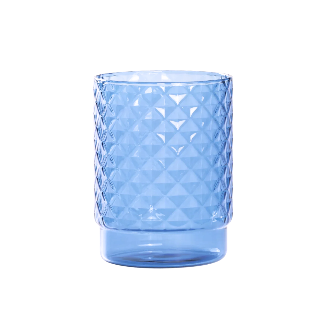 ISOLANO Handmade Coloured Stackable Tumbler Set of 4