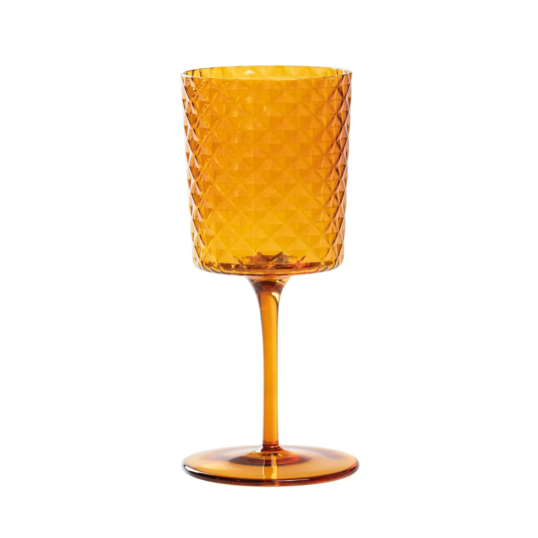 ISOLANO Handmade Coloured Wine Glass Set of 2