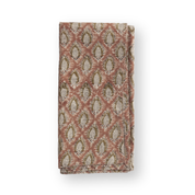 Linen Napkin Cypress Parrot - Rust