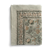 Linen Tablecloth Parrot - Seafoam