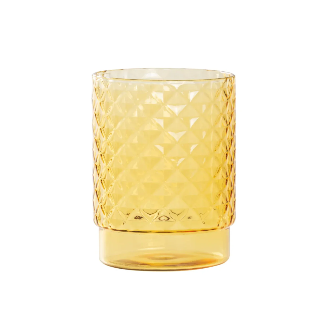 ISOLANO Handmade Coloured Stackable Tumbler Set of 4