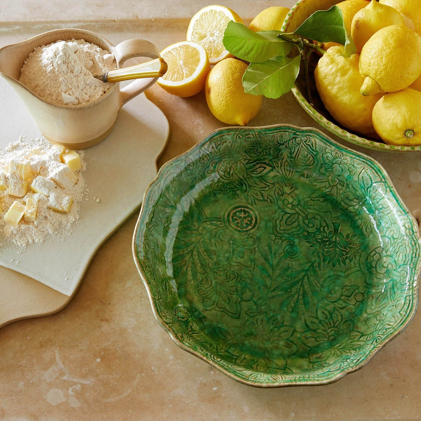 Pie Dish - Seaweed