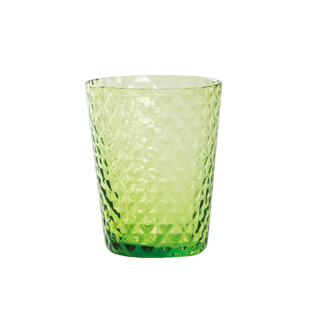 ISOLANO Handmade Coloured Tumbler Set of 6