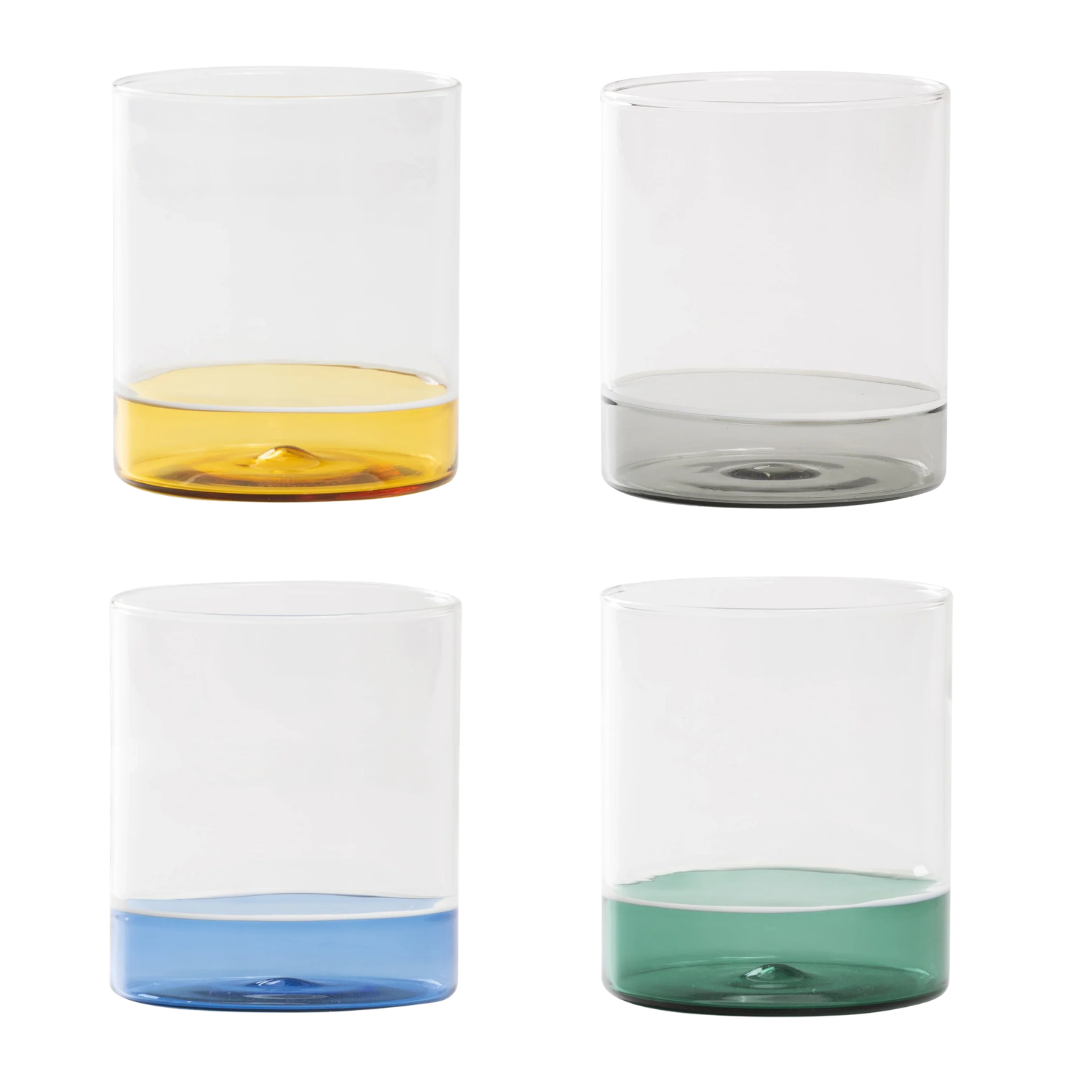 FILO BIANCO Handmade Tumblers Set of 4