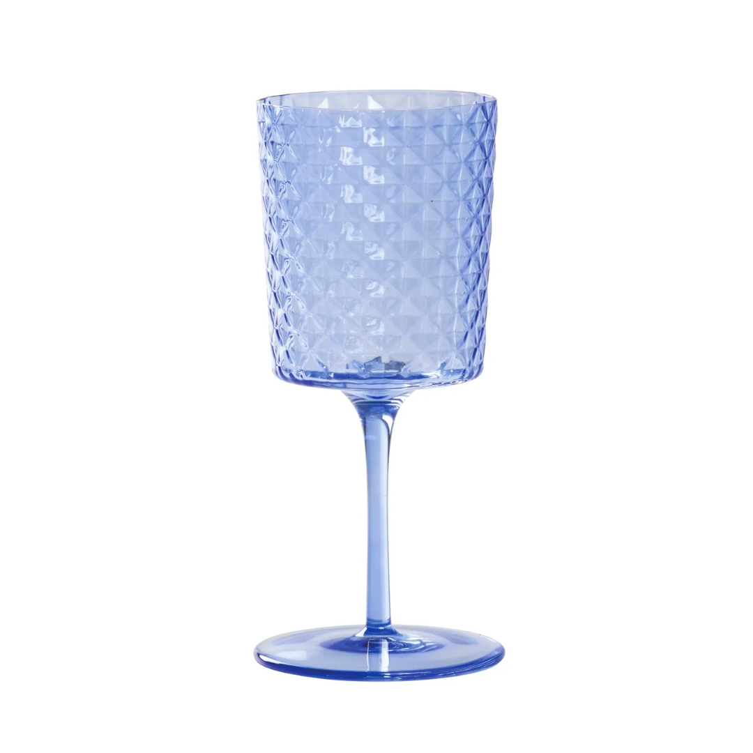 ISOLANO Handmade Coloured Wine Glass Set of 2