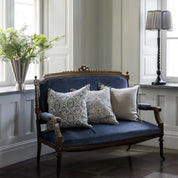 Linen Cushion Cover Jaipur - Denim Blue