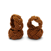 Napkin Ring Corded Design - Set of 4