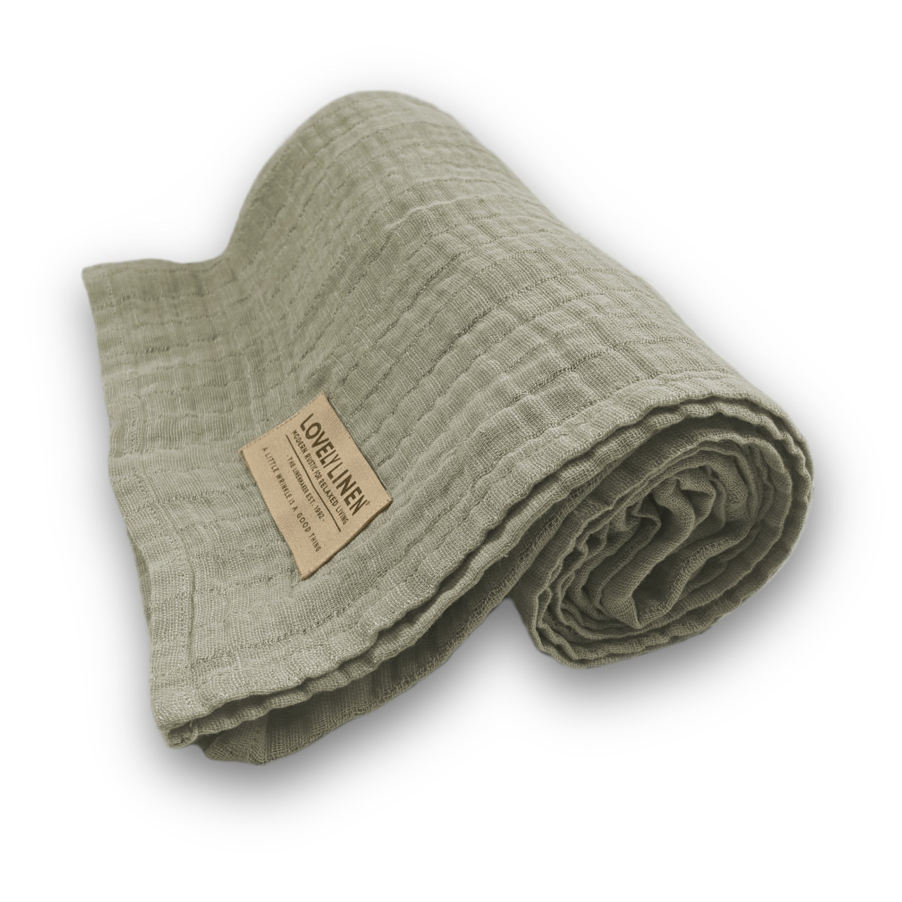 Lovely Linen Flowly Blanket